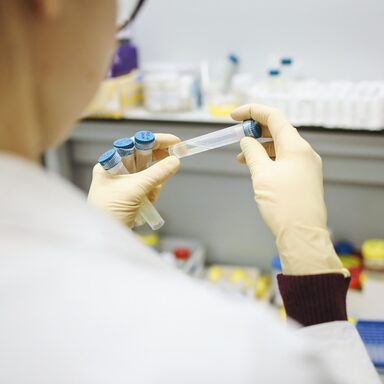 Test auf Coronavirus im Labor