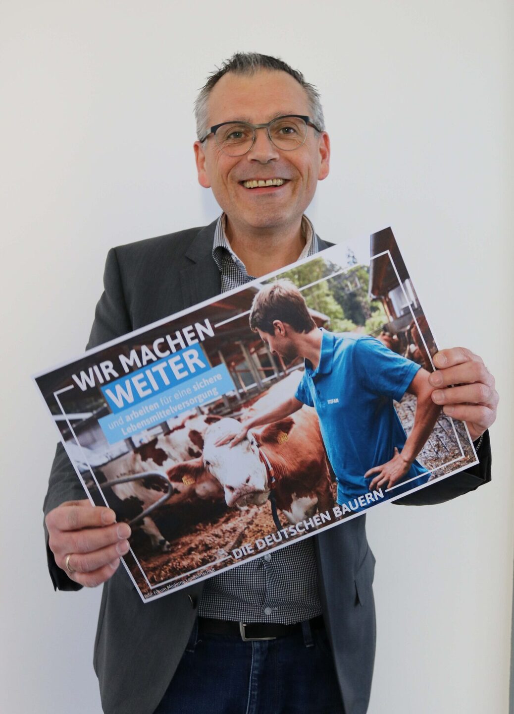 Vizelandrat Andreas Siebert unterstützt die heimischen Landwirte.